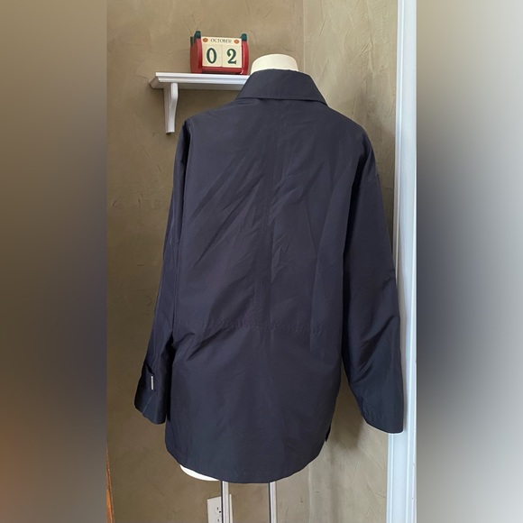 Relativity Lightweight Jacket, Solid Black, full Zipper Front Small Relaxed Fit - Picture 3 of 14